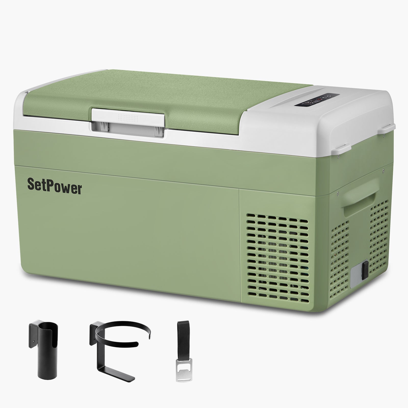 Setpower 15.8Qt FC15 Portable 12V Car Refrigerator With 3 Free Gifts - $119 Only
