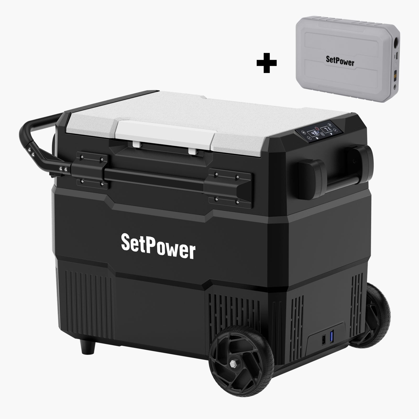 Setpower 60Qt 57L RV60D Pro Portable Camper Trailer Refrigerator
