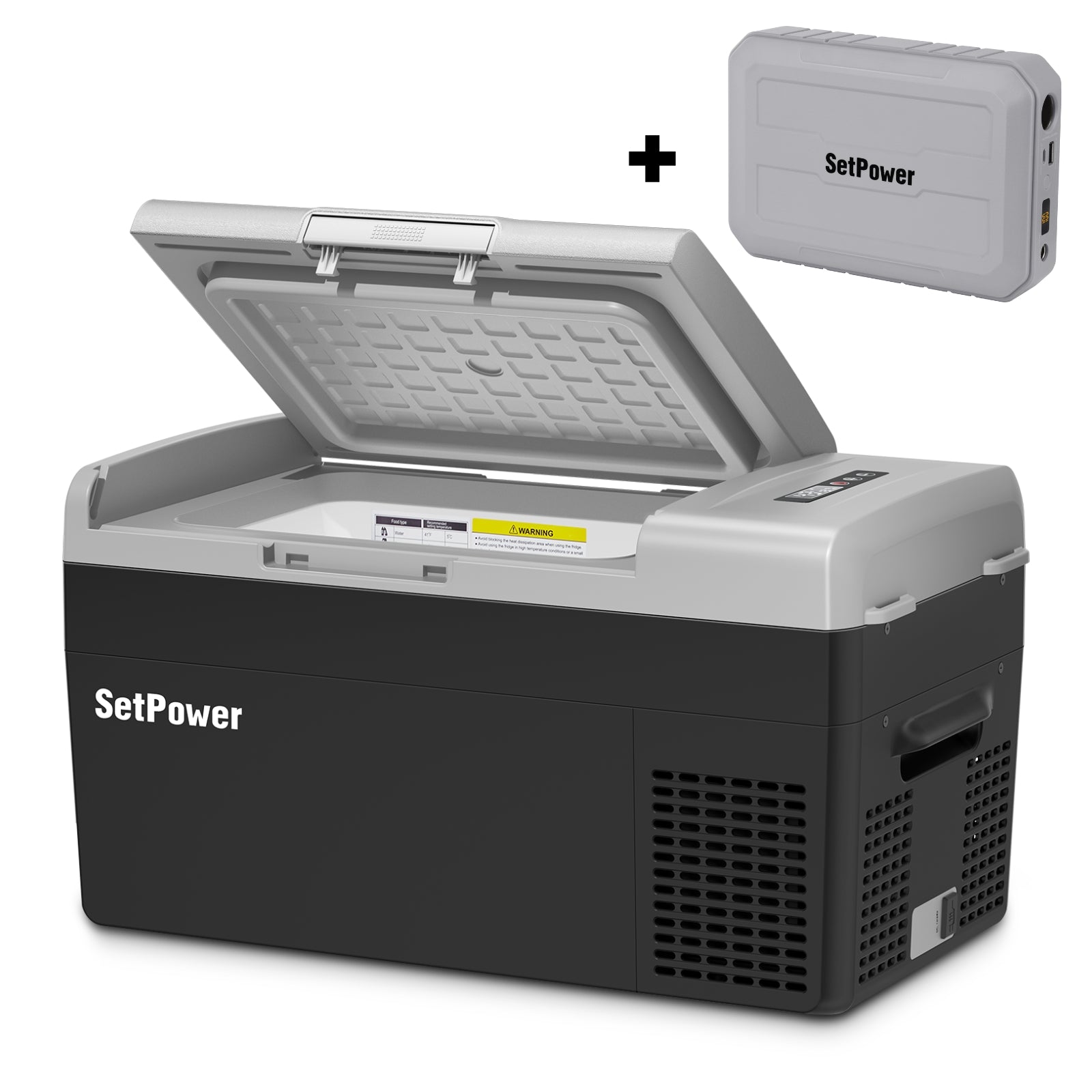 Setpower 21Qt FC20 12V Car Refrigerator With Free Gifts AC Adapter