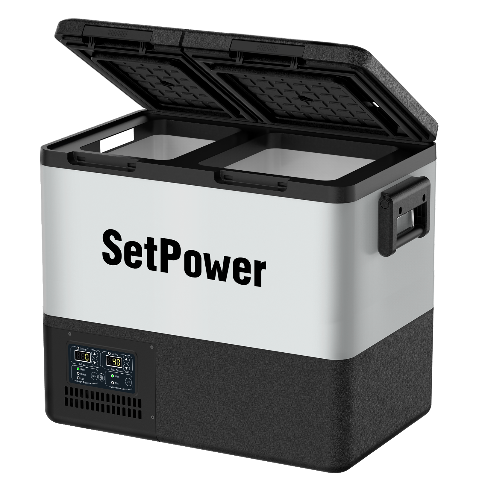 $299 Only Setpower PT35 12V Fridge Freezer Portable Refrigerator in the Car | 37Qt Dual Zone