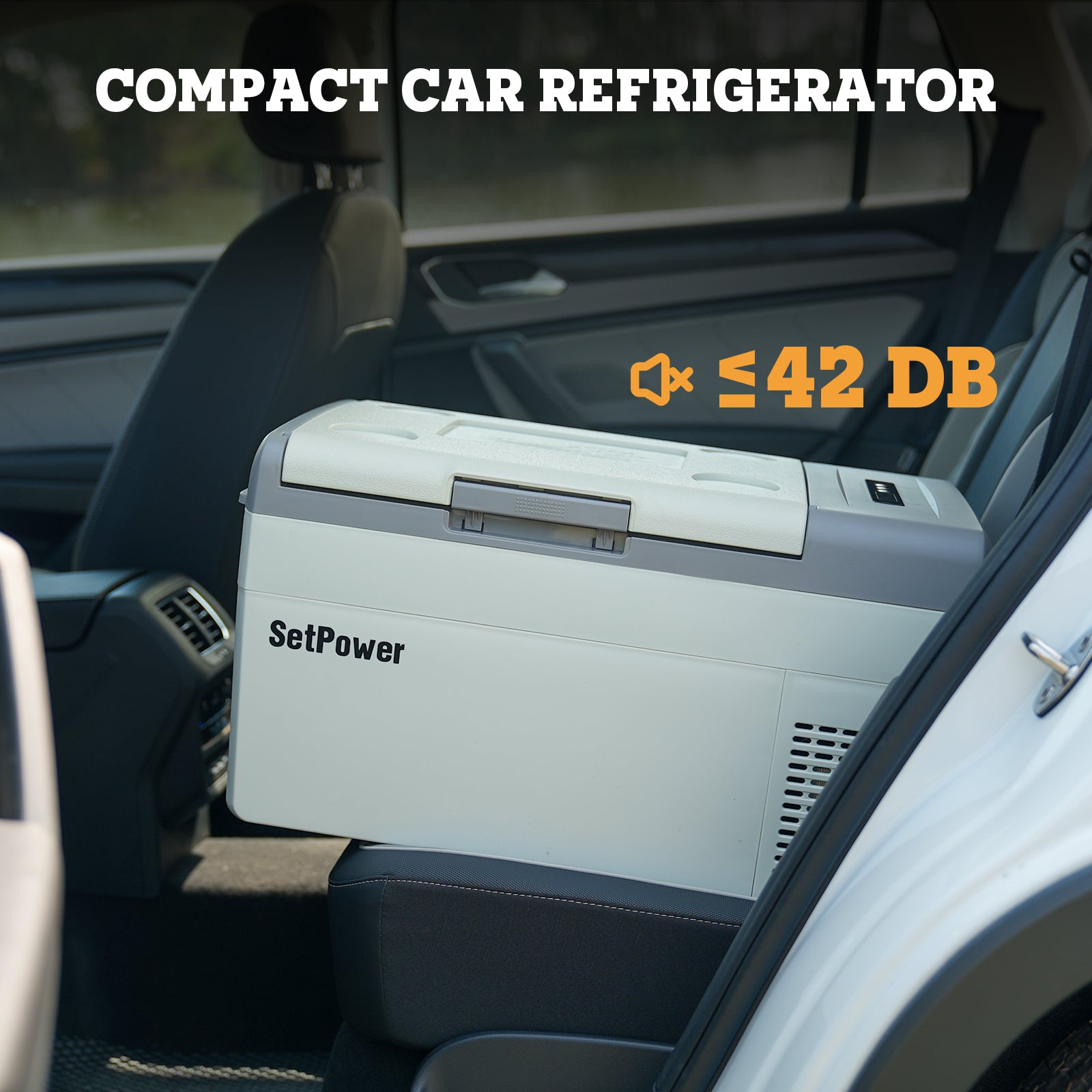 Early Bird | Setpower 21Qt MC20 White 12 Volt Refrigerator Car Fridge - $169 Only