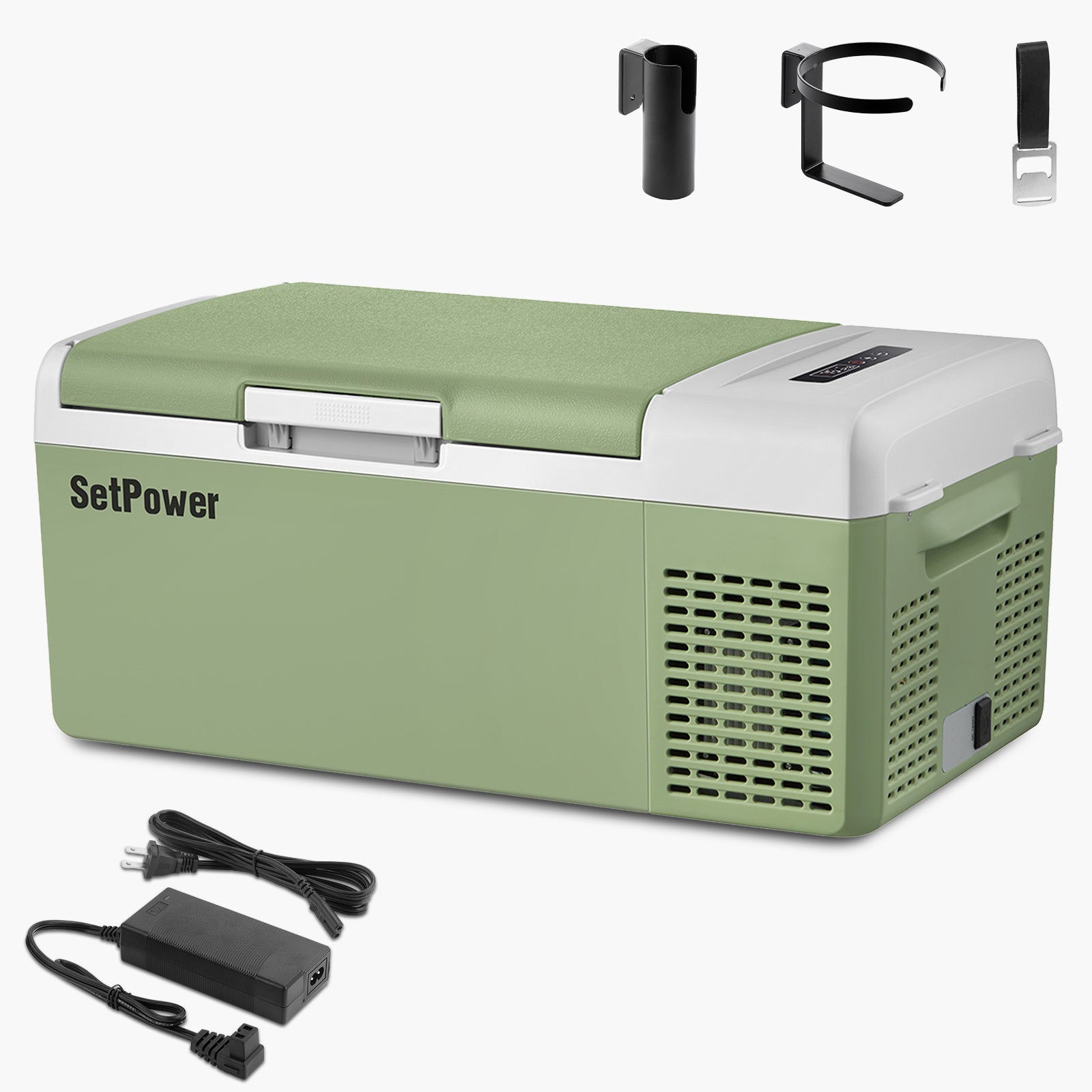 Setpower 15.8/21Qt FC15 Portable 12V Car Refrigerator With 3 Free Gifts