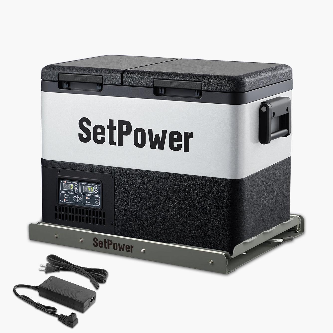 $229 Only | Setpower 37 Quart PT35 Dual Zone Portable 12V Compressor Fridge