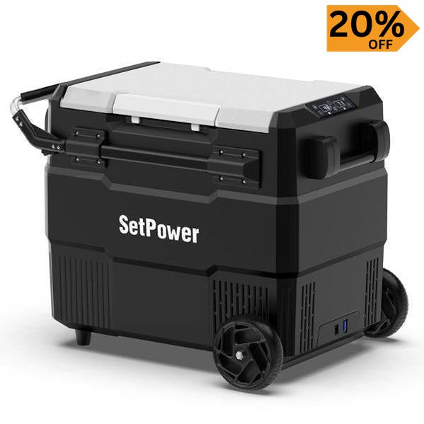 Setpower 60Qt 57L RV60D Pro Portable Camper Trailer Refrigerator