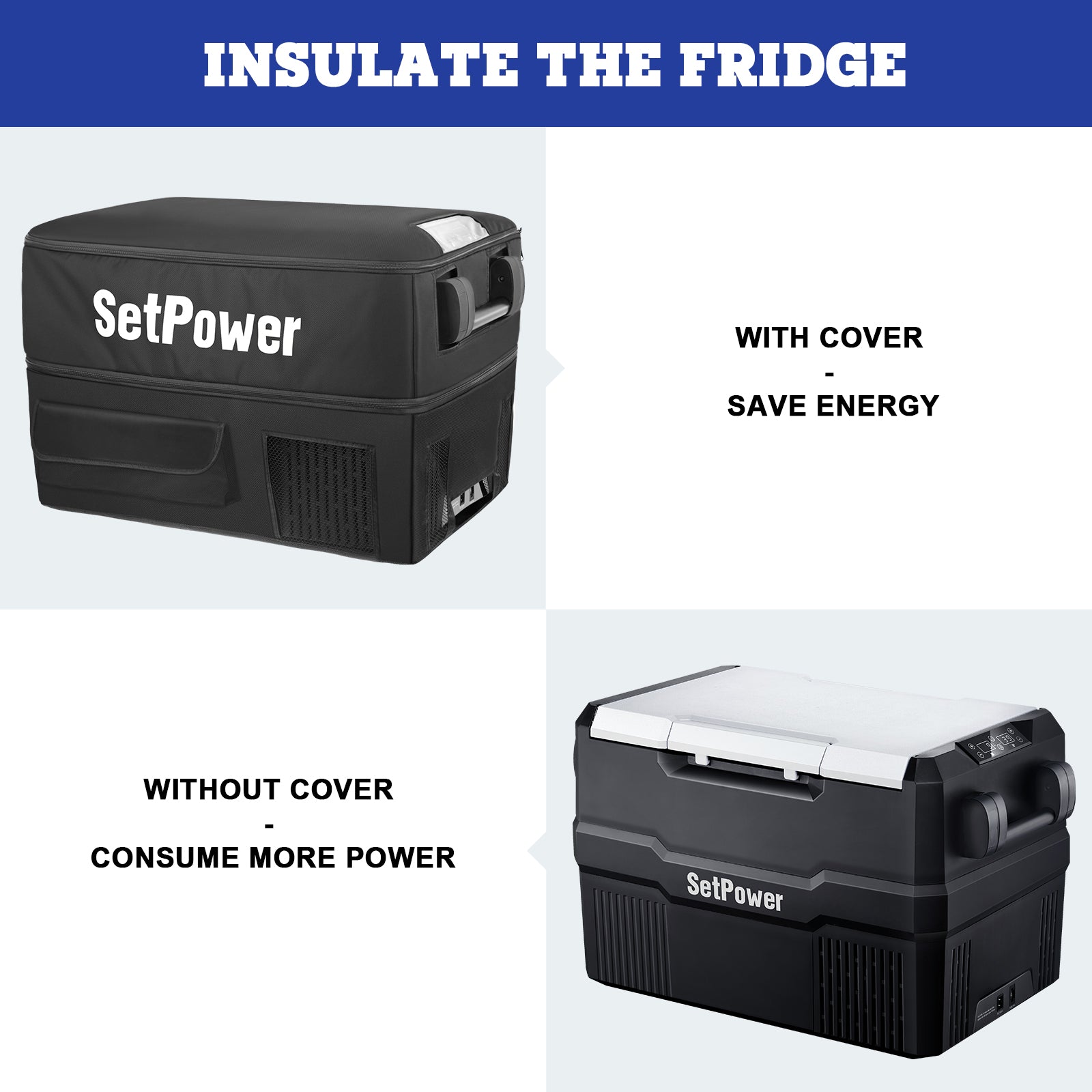 Setpower Insulated Protective Cover For RV45/60D Pro freezer