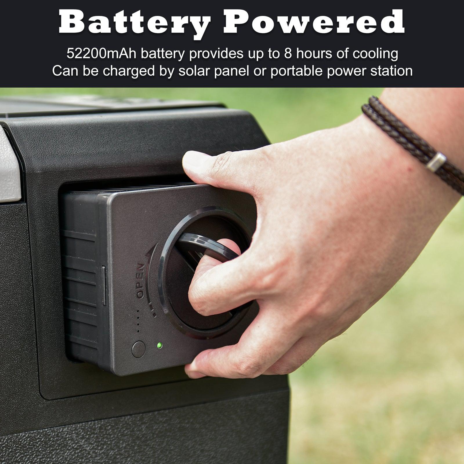 Belegering Belastingen Geval Setpower Battery Powered 12V Car Electric cooler with Wheels For Sale