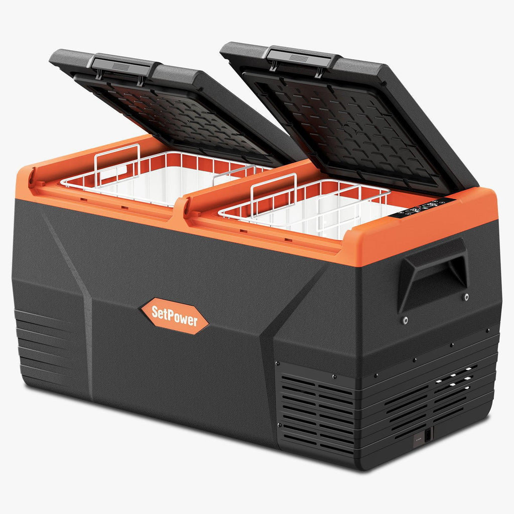 SetPower 12V Portable Fridge | AJ Series AC DC Charging Fridge Freezer ...